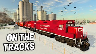 ON THE TRACKS! | Edgewater INTERACTIVE | Farming Simulator 22 - Episode 10