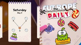 Cut the Rope Daily May 9 2026 Walkthrough 10 Stars screenshot 4