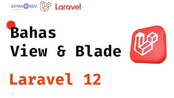 Belajar view dan laravel blade di Laravel 12