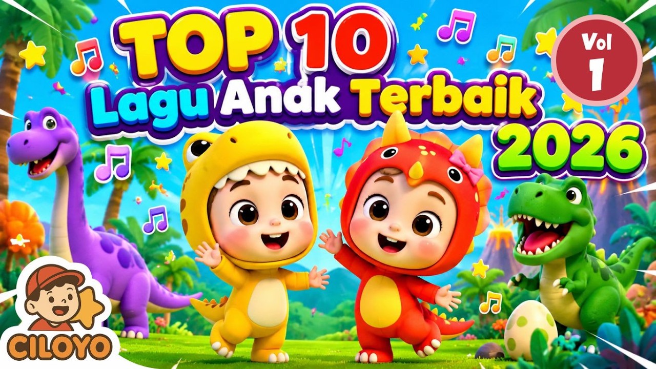 Top 10 🎆 Lagu Anak Terbaik 🎸 Lagu Anak Bahasa Indonesia 🎵 Lagu Anak Terbaru | Vol.1
