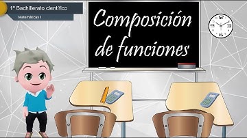 Composición de funciones de variable real. Matemáticas I. 1º Bachillerato científico.-