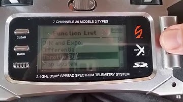 vid 1 Spektrum DX7s flaps 3 position switch set up