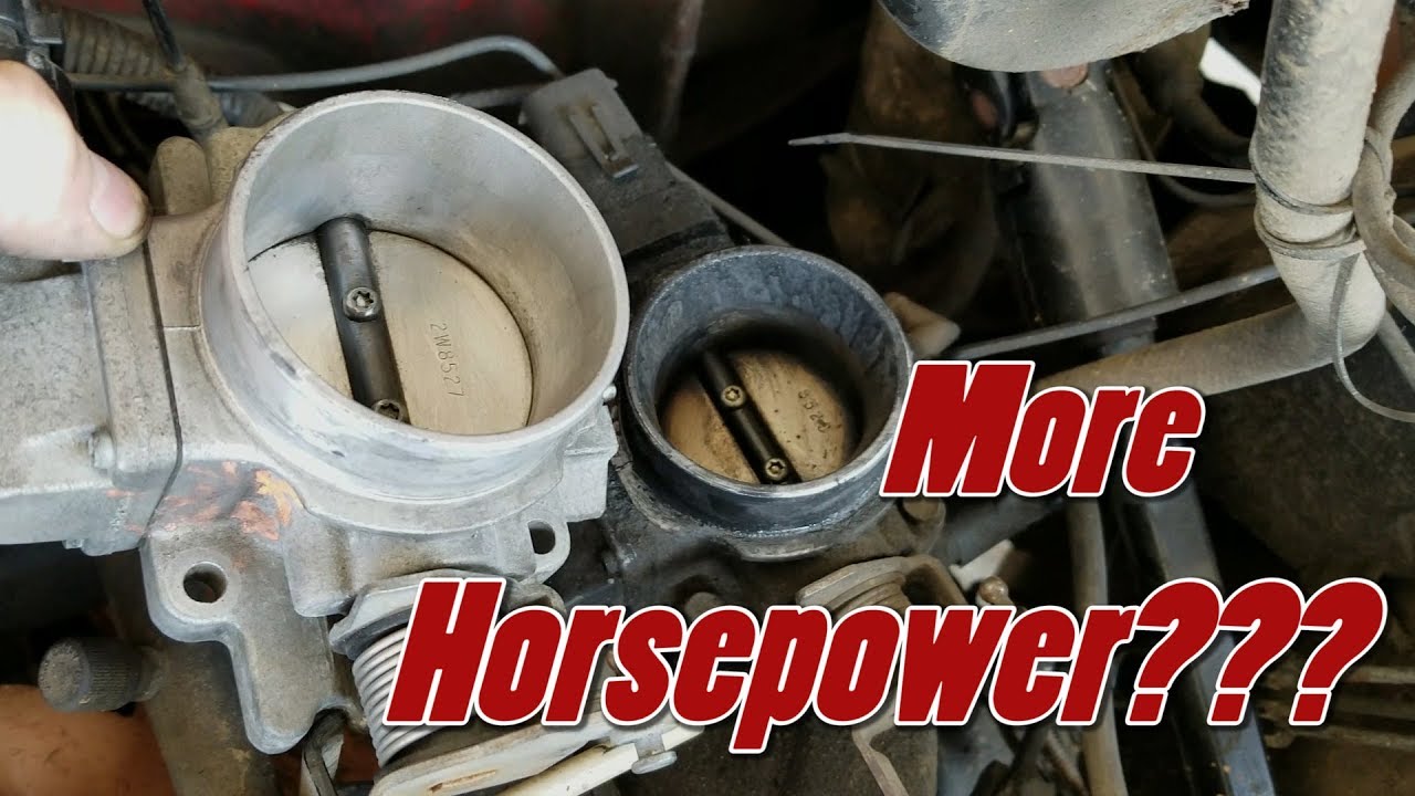 Installing a  Throttle Body on a  Jeep Engine - YouTube