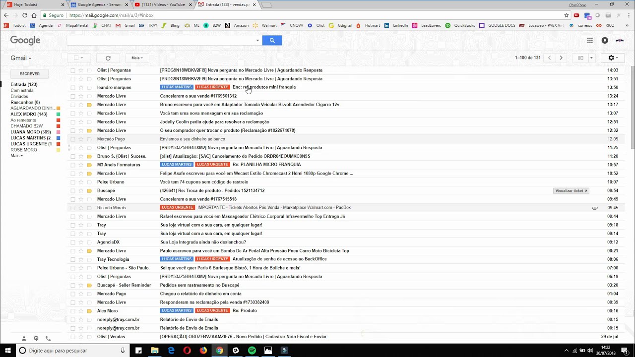 Como Usar V rios Emails No Gmail Outlook Na Nuvem Por Alex Moro YouTube