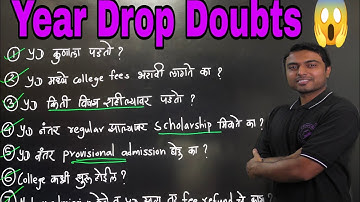 Student Doubts About Year Drop Engineering Criteria | SPPU Results Doubts | #sppuexam #engineering
