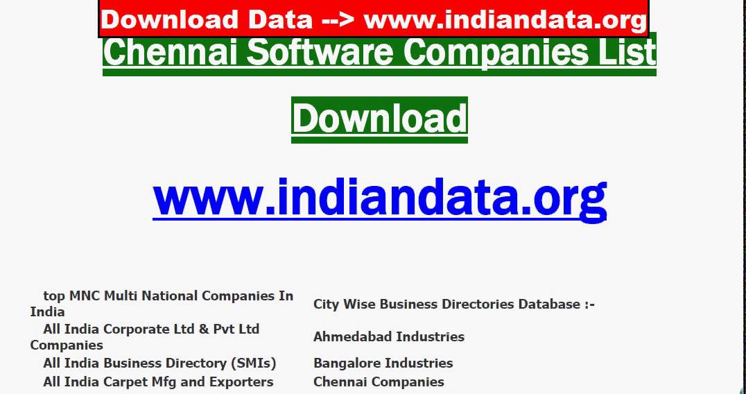 Chennai Software companies list YouTube