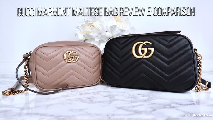 Gucci Marmont Comparison - Flap Vs. Zip, What fits