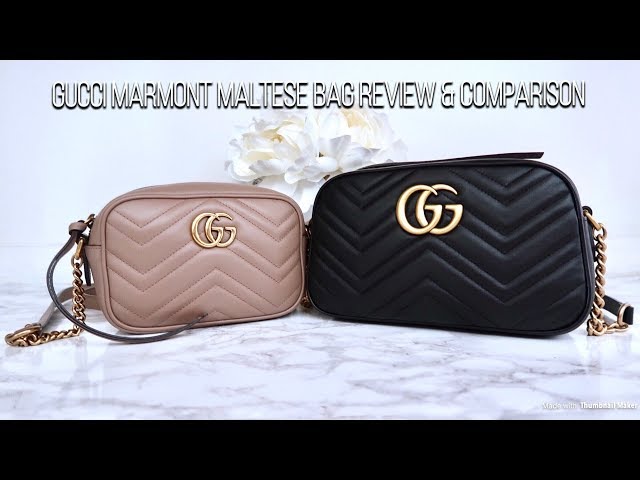REVIEW GUCCI MARMONT CAMERA BAG (small size) 