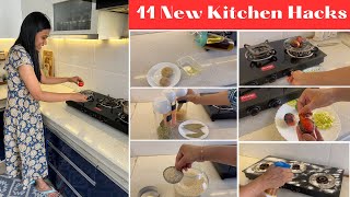 11 Useful Kitchen Tips/Hacks for Faster Cooking Routine | 11Time Saving Kitchen Tips | Organizopedia