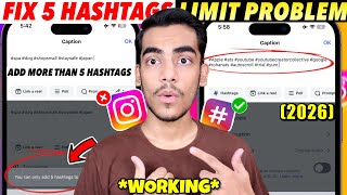 Fix Instagram You Can Only Add 5 Hashtags To Your Caption | Fix Only Add 5 Hashtags Problem screenshot 4
