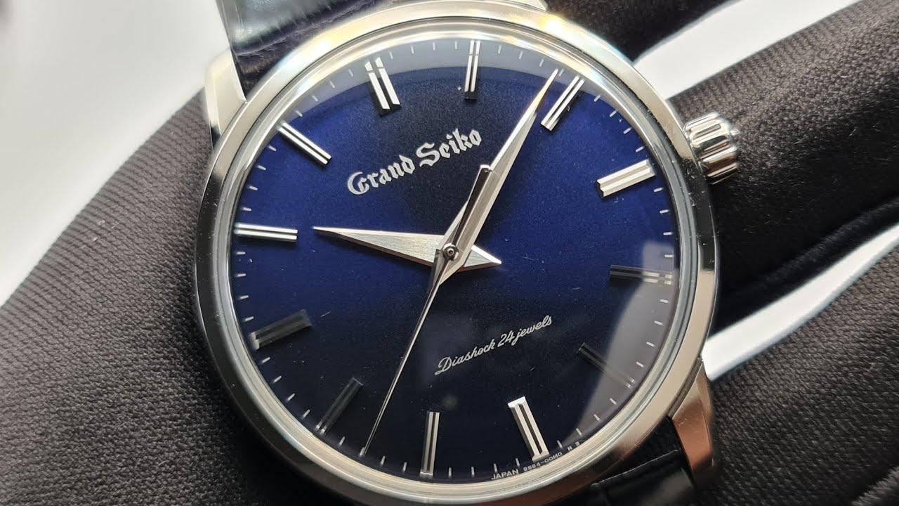 Grand Seiko Elegance Collection Manual Wind Titanium First Grand Seiko 60th  Anniversary SBGW259 - YouTube