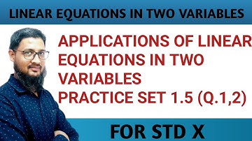 linear equations in two variables class 10 | Ex 1.5 | Easy Tricks | Applications of Linear equations