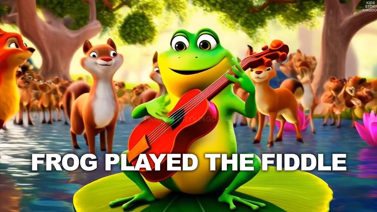 To Fuddle Cartoon Hey Diddle Diddle, the Frog Played the Fiddle | Fun Nursery Rhyme Song ...