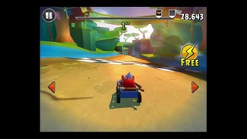 Angry Birds Go! Rocky Road Track 3- Versus (Easy) [Gameplay Walkthrough]