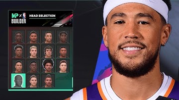 Devin Booker Face Creation NBA 2K25