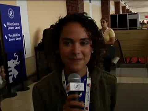 Hannah Fisher at the RNC in St. Paul, 2008