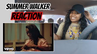 Summer Walker - Pull Up [Official Music Video] REACTION !