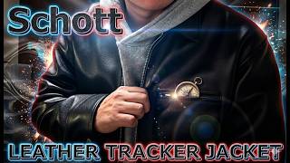 My first leather purchase! Schott LEATHER TRACKER JACKET - YouTube
