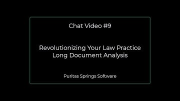 ChatGPT - Video 9 - Working With Long Documents