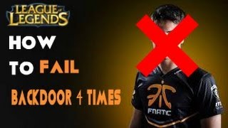 How to Fail Backdoor 4 Times - Cinematic Edit