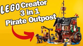 Pirate Outpost : Pirate Ship LEGO Set 3 in 1