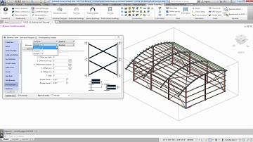 Adding Roof Bracings using the Graitec PowerPack 2019 for Advance Steel 2019