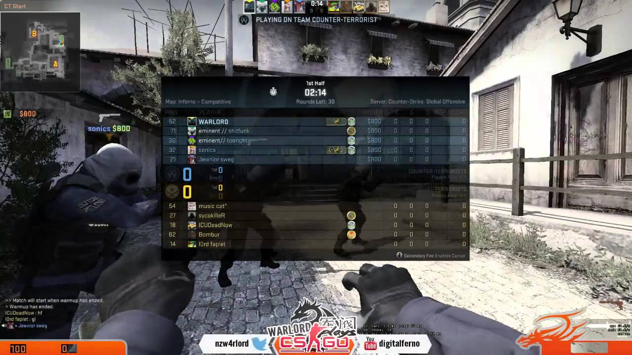 CS:GO MM w/ Sonics, Spunj - 3 / 6 - YouTube