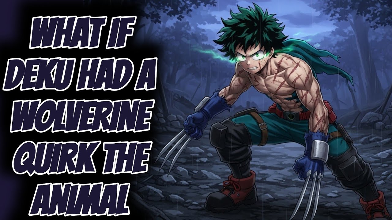 what if Deku Had a Wolverine Quirk The Animal And Its a Mutation quirk