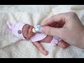 Feeding and Bedtime for Miniature Silicone Baby Pennie