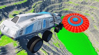 Beamng Drive - Throwing Cars At Ufo