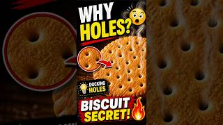 Why Biscuits Have Holes 😱 You’ll Be Shocked!#ViralFacts #FoodSecrets  #shorts