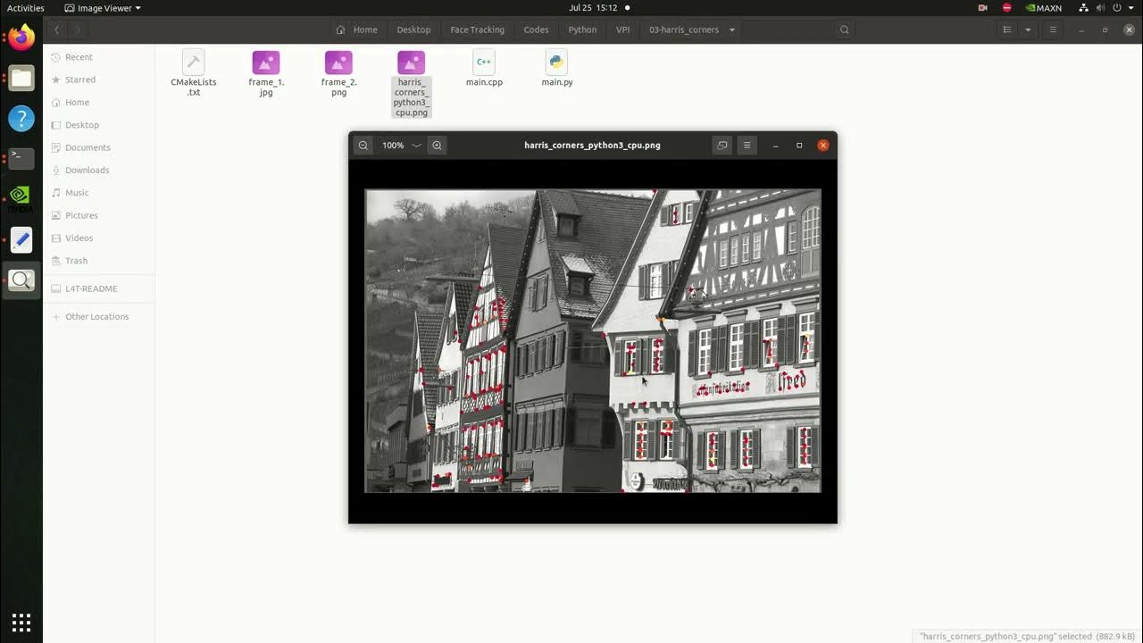 Nvidia Vision Programming Interface on Jetson Orin - Harris Corner ...