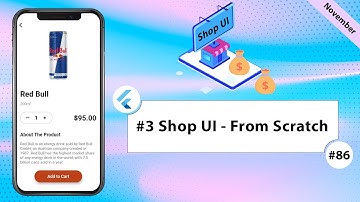 Flutter Tutorial - 3/3 Shop UI - From Scratch (Animations)