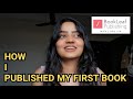 How I published my first poetry book | Budget, Publishing house, everything I did | #yt #firstbook