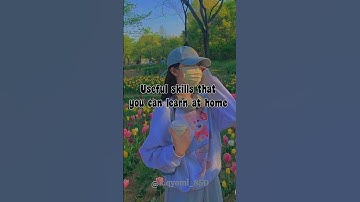 Useful skills that you can learn at home 🌷#skills#shortsviral