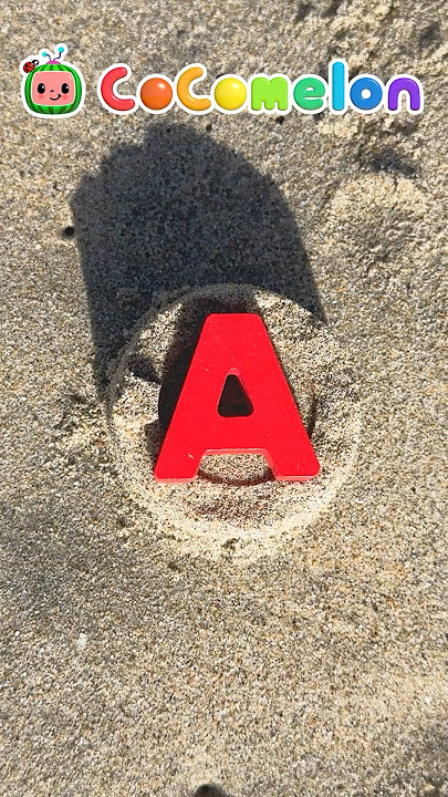 Learn ABCs at the Beach! Easy DIY Lessons! #cocomelon #shorts