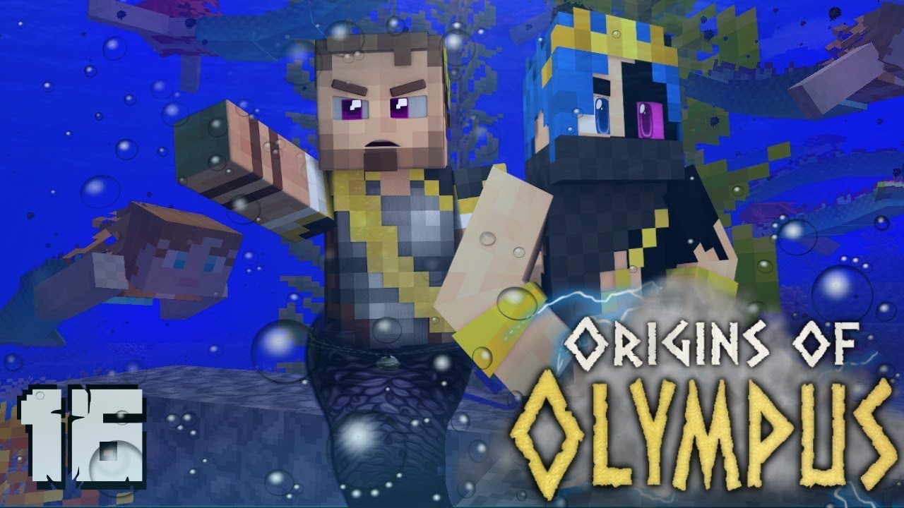 serpentor Origins of Olympus: LURED BY SIRENS! (Percy Jackson Minecraft Roleplay SMP)