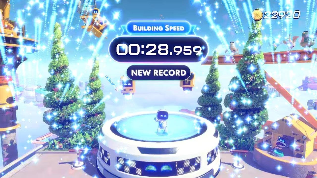 ASTRO BOT Building Speed Speedrun in 28.959 - Former World Record!