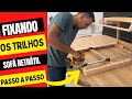 Como fixar estrutura metálica em um sofá retrátil e reclinável.