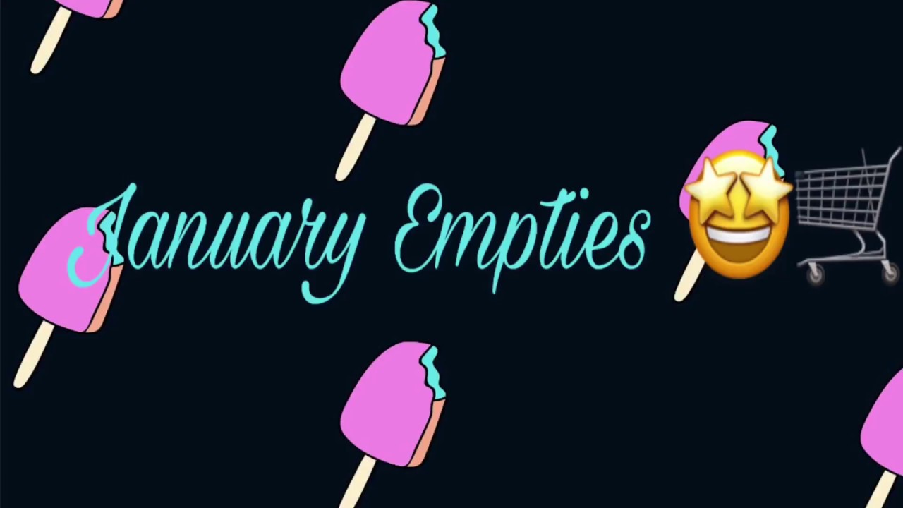 JANUARY FOOD EMPTIES (1-26-18) - YouTube