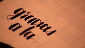 【カリグラフィー】gracias a la ... 【Jinhao 159 x Zebra Gペン】