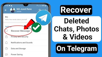 How To Recover Deleted Telegram Chats, Messages, Pictures And Videos (Update 2023) |