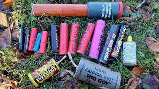 MEGA TEST PETARDE/BOMBE - XXXL Polenboller Compilation - Firecrackers