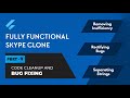 Part - 9 - Removing bugs and Inefficiency | Skype Clone in Flutter