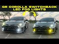 2023 GR Corolla Switchback Fog lights upgraded