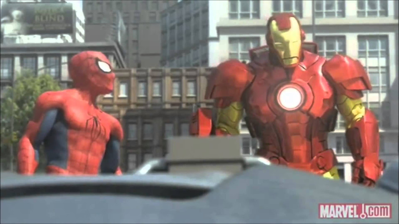 Spider Man, Iron Man and the Hulk Full and HQ