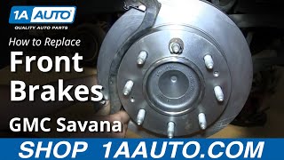 How to Replace Front Brakes 03-08 GMC Savana screenshot 3