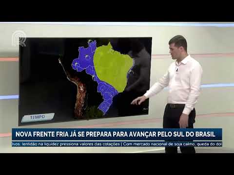 Nova frente fria já se prepara para avançar pelo Sul do Brasil | Canal Rural