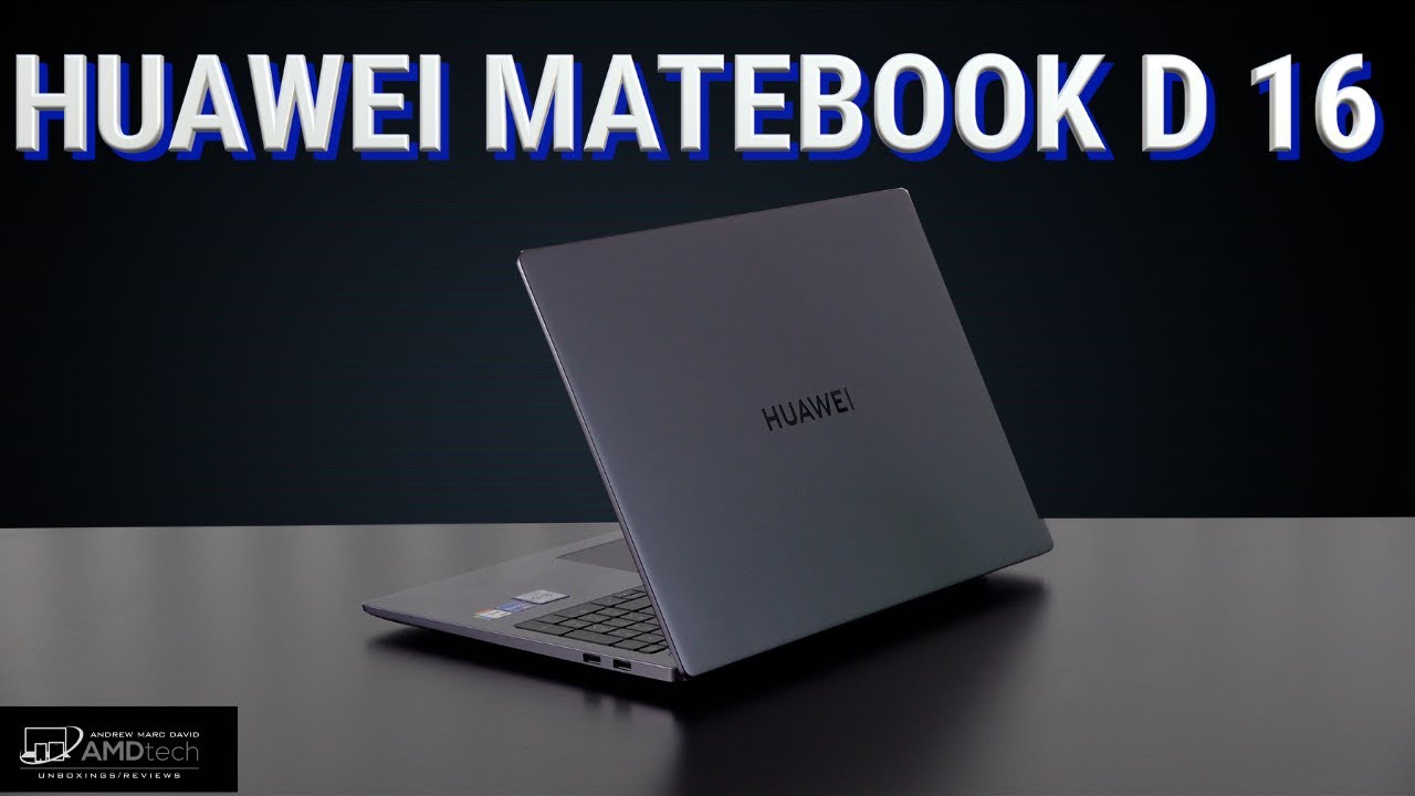 Huawei MateBook D 16 (2022): Unboxing & First Look Review - YouTube
