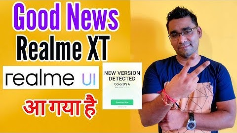 Realme XT Realme UI Update | Realme XT Update